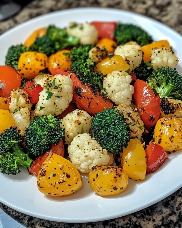 Garlic herb roasted veggies: A tasty veggie delight!