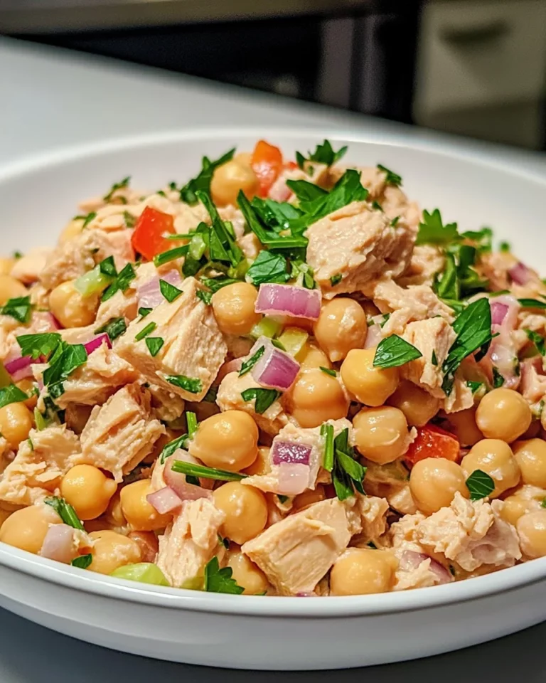 Chickpea Tuna Salad: A Quick, Healthy Delight!