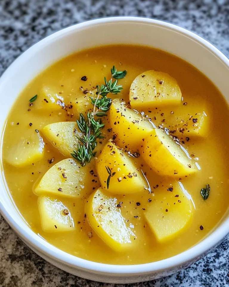 Creamy summer squash soup
