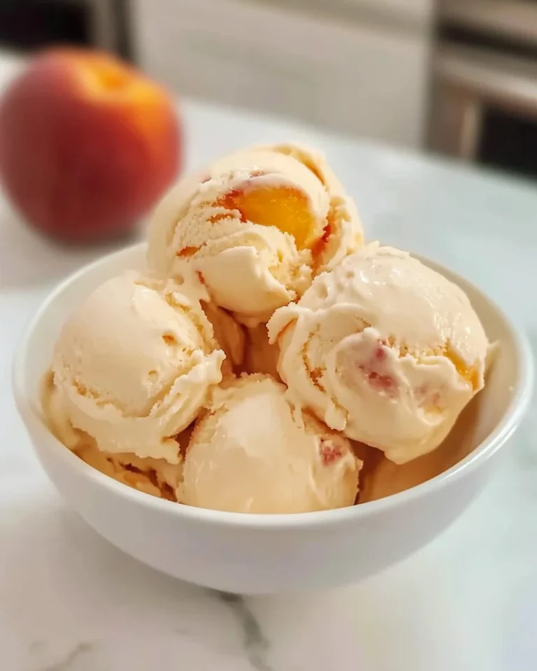 Peach Ice Cream: Irresistibly Creamy Summer
