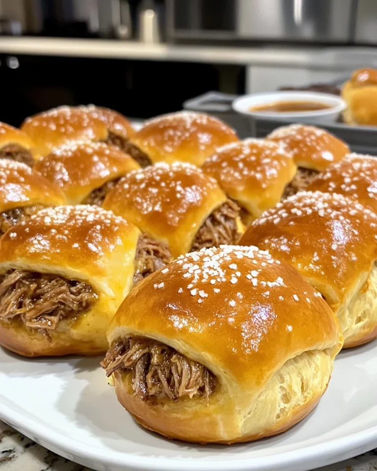 Smoked Brisket & Beer Cheese Pretzel Bombs