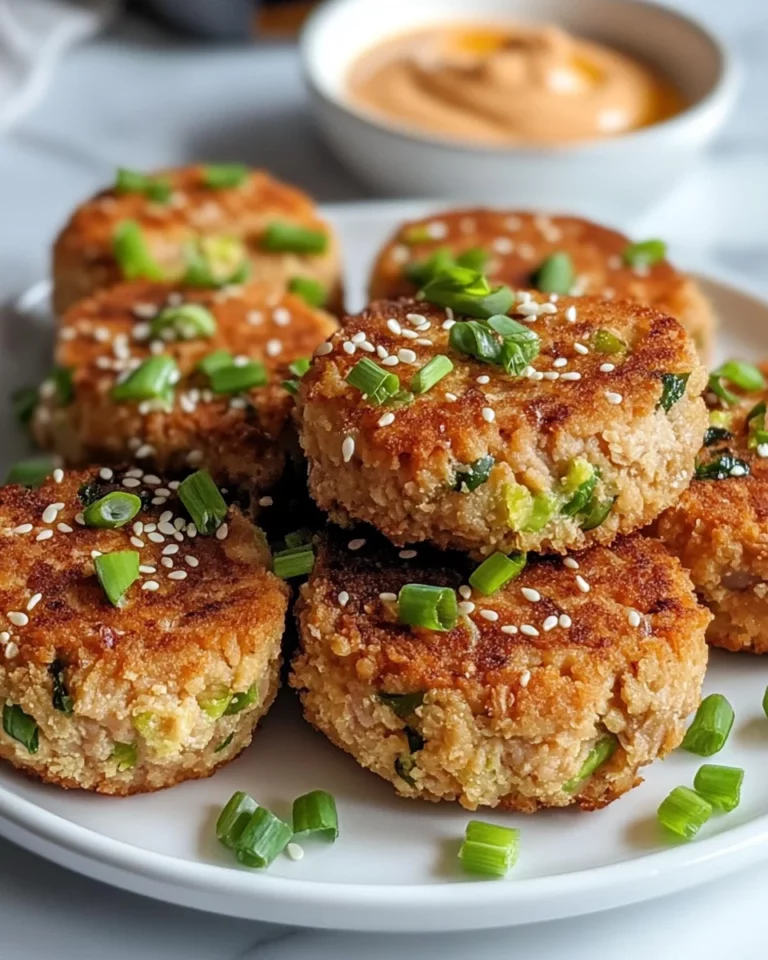 Asian-Style Tuna Cakes with Spicy Mayo