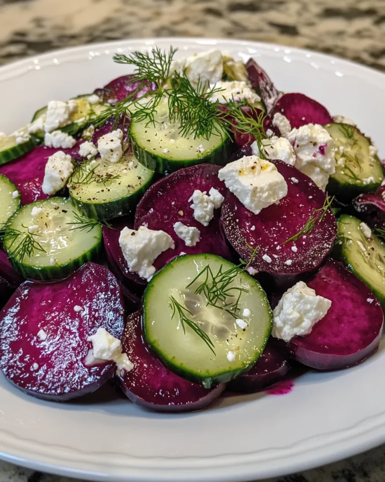 Fresh Beet and Cucumber Salad: A Flavorful Delight!