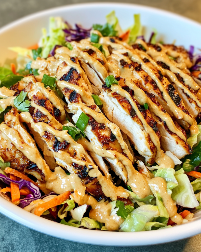  Thai Peanut Chicken Crunch Slaw Salad