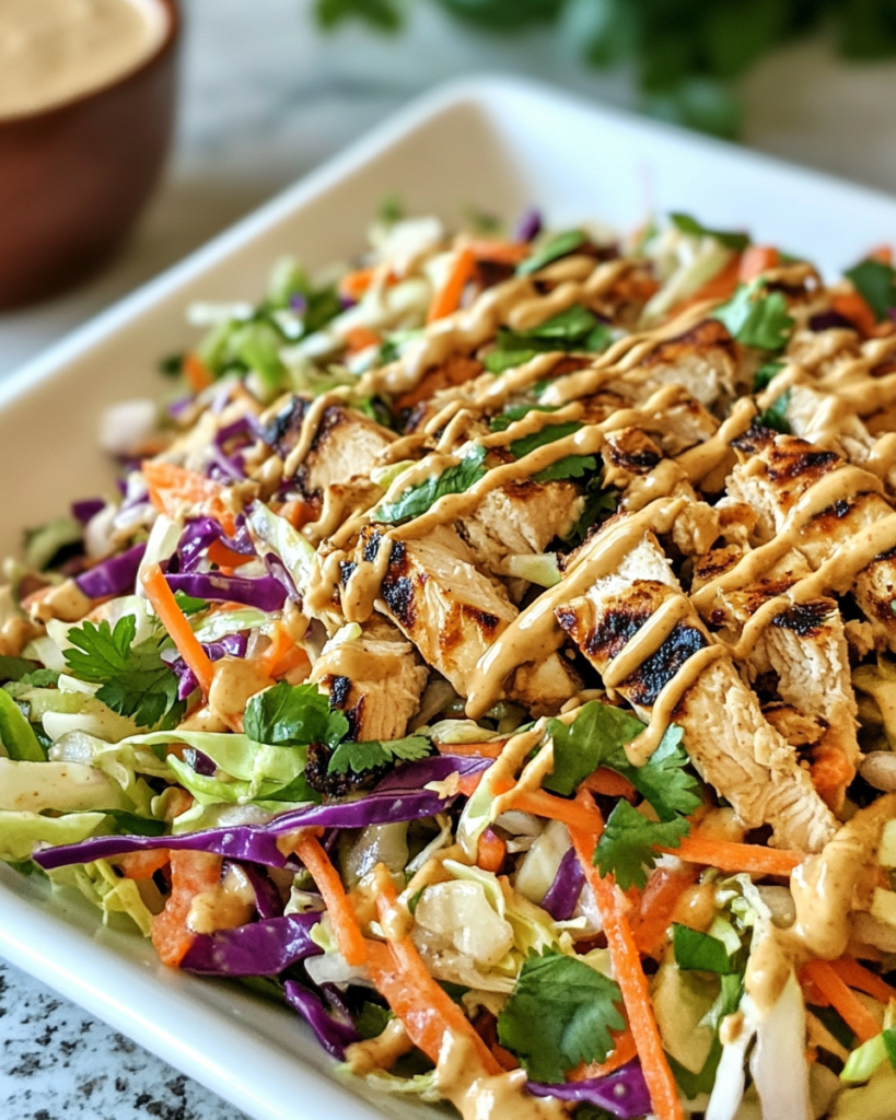Thai Peanut Chicken Crunch