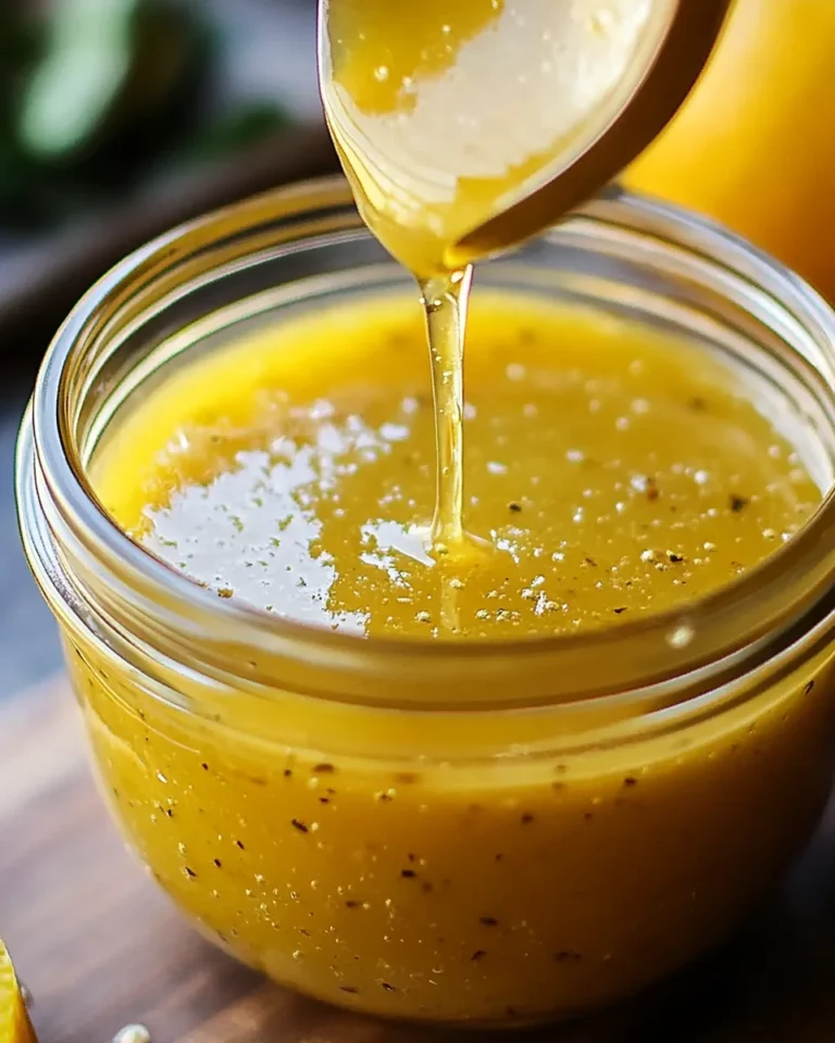 Honey Lemon Vinaigrette Salad Dressing