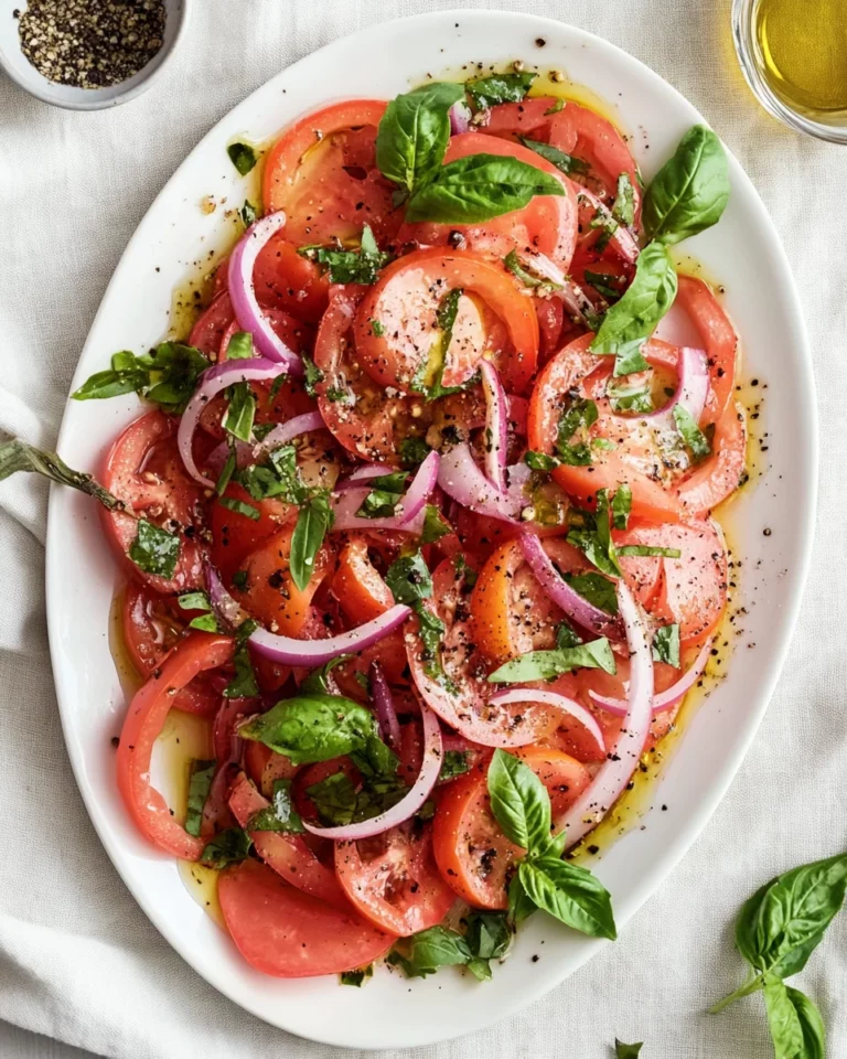 Tomato Salad Recipe: A Refreshing Delight Awaits You