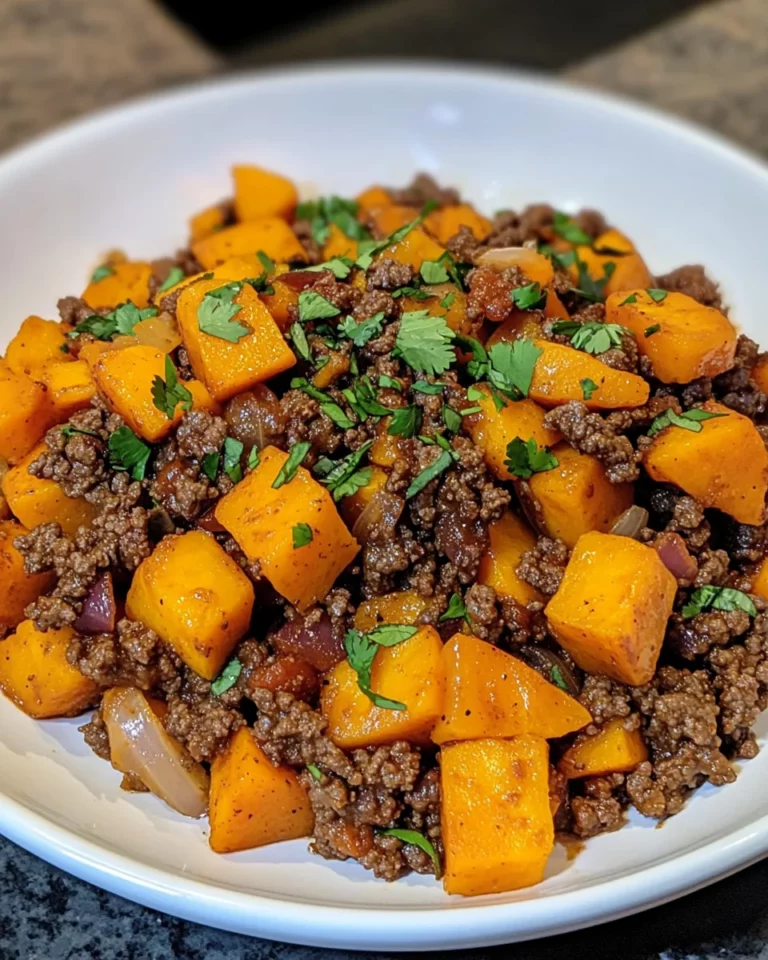 Ground Beef and Sweet Potatoes Skillet: Easy Dinner Recipe!
