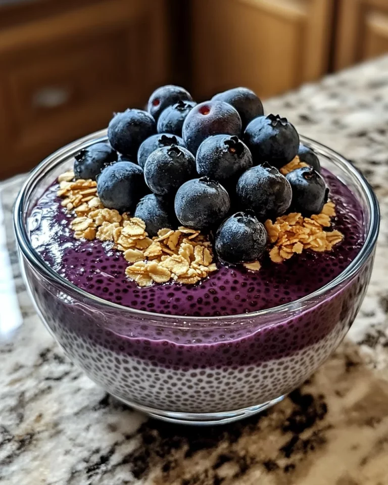 Blueberry Chia Seed Pudding: A Delightful Healthy Treat