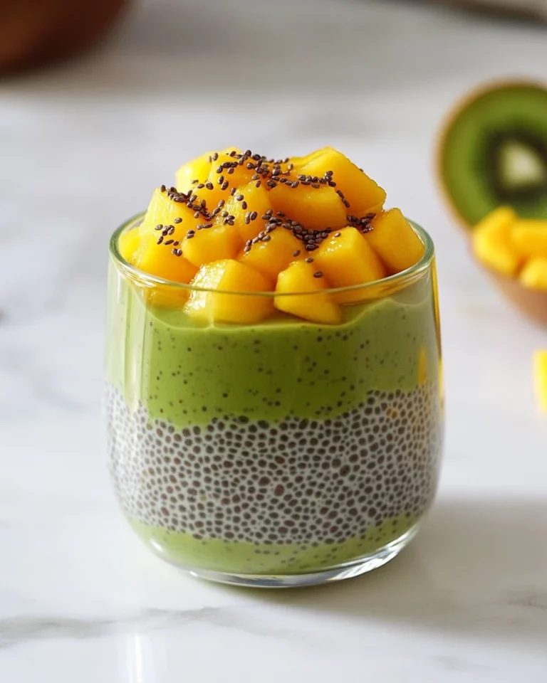 Mango Matcha Chia Pudding: A Delicious Healthy Delight!
