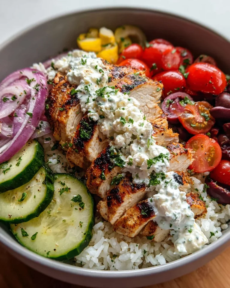 Simple Greek Chicken Bowl: A Delicious 30-Minute Meal!