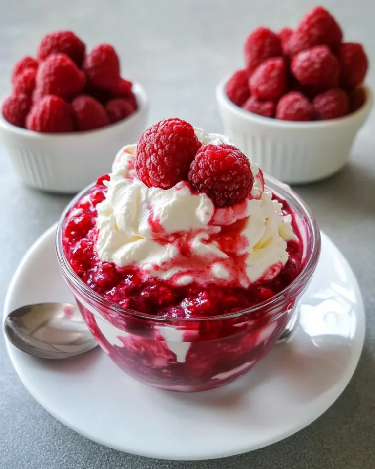 Raspberry Fool with Whipped Mascarpone