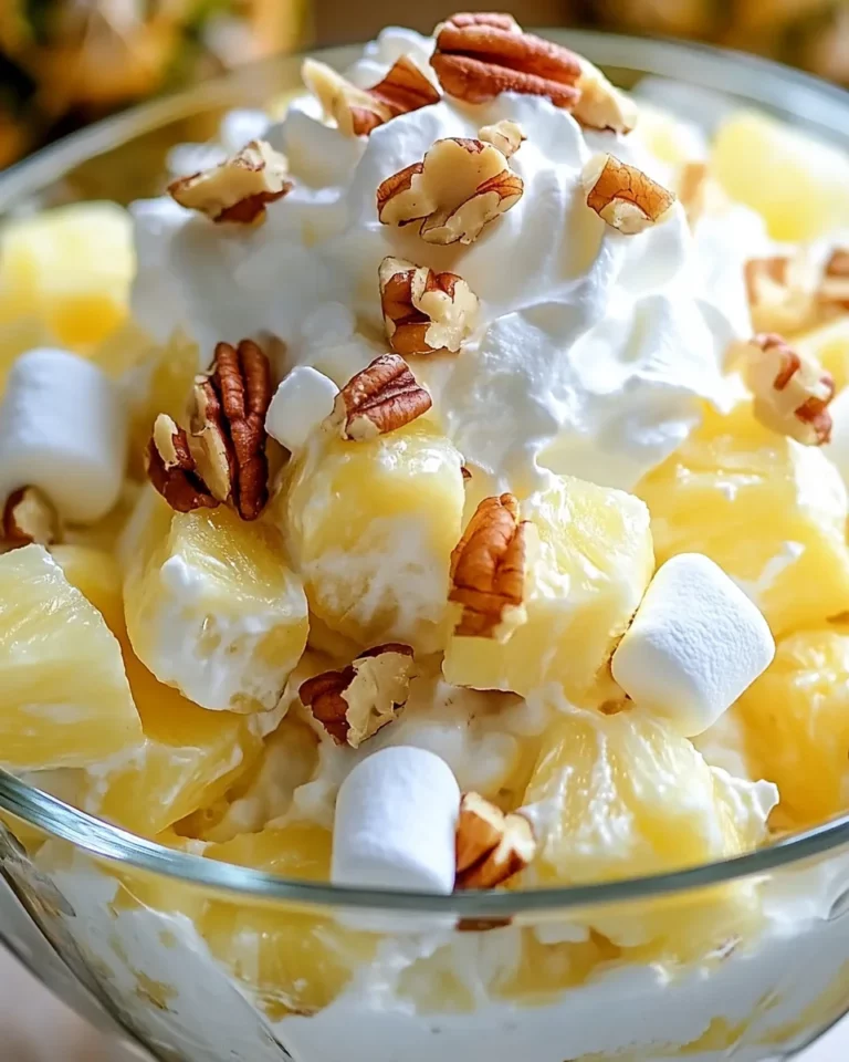 Tropical Pineapple Dream Salad: A Simple, No-Bake Delight!