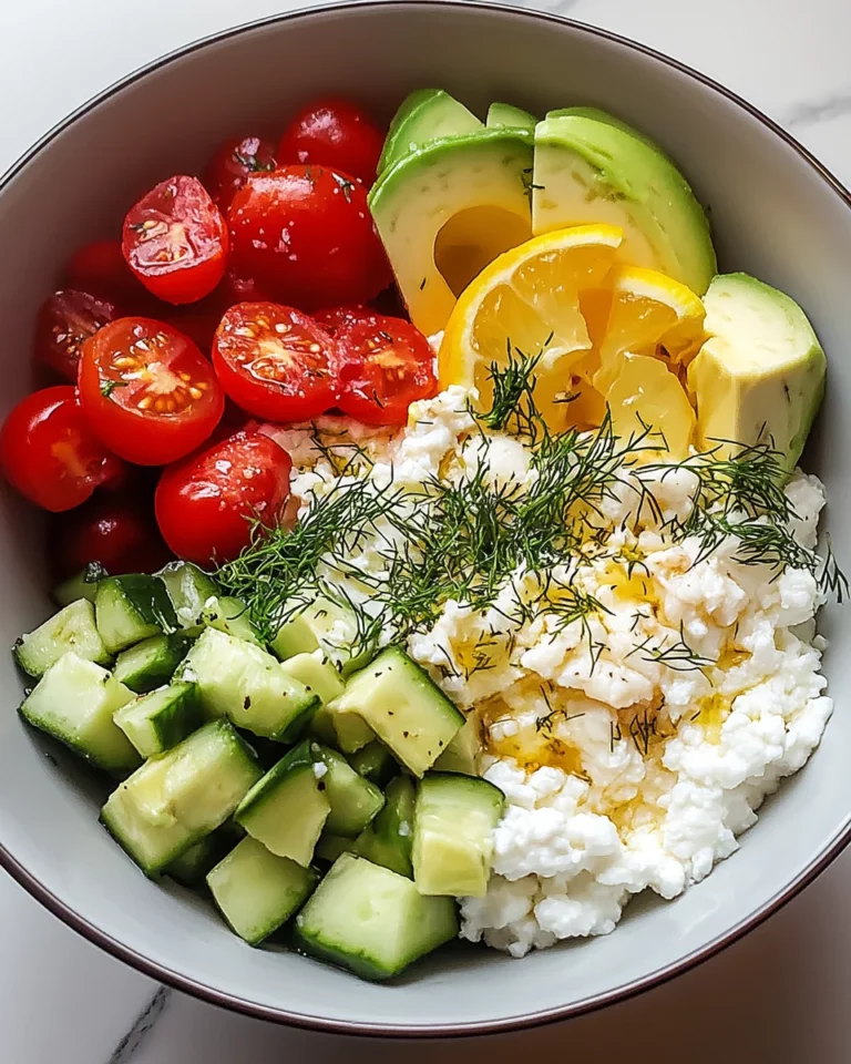Crab Cottage Cheese Bowl