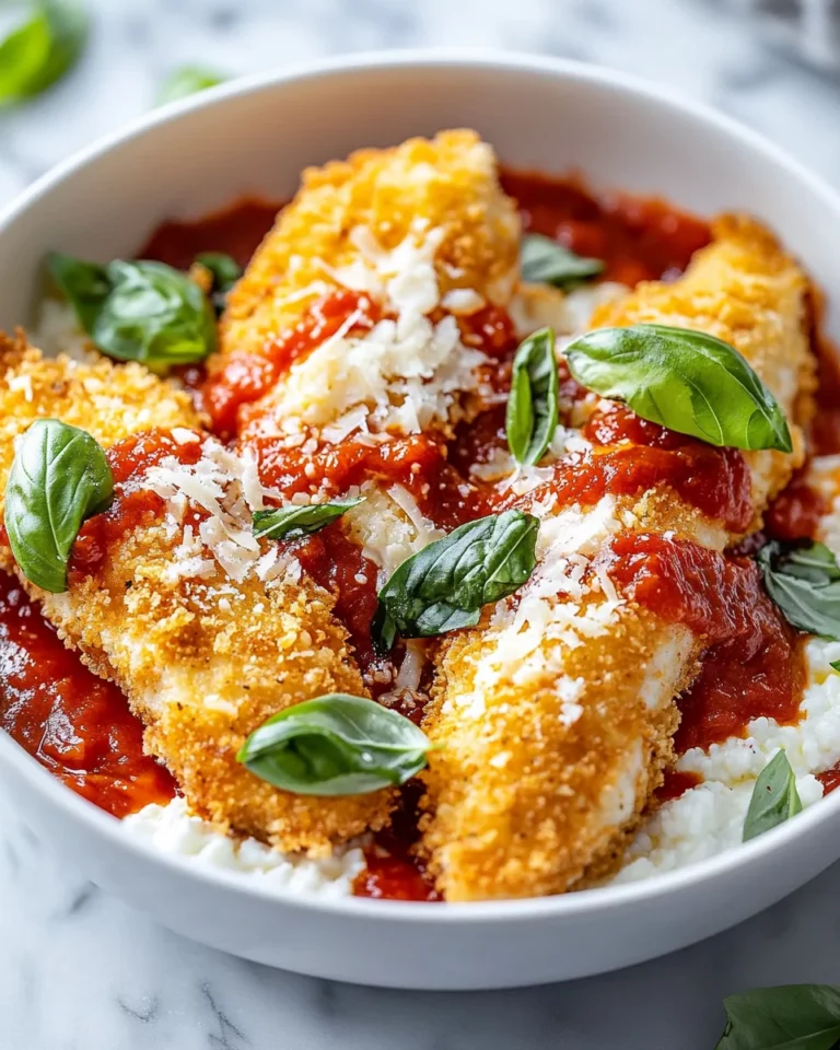 Chicken Parm Cottage Cheese Bowl