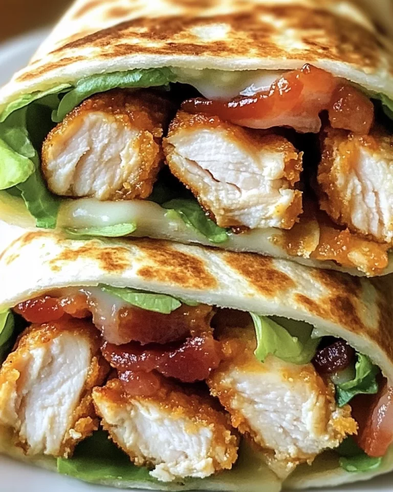 Crispy Chicken Bacon Ranch Wrap