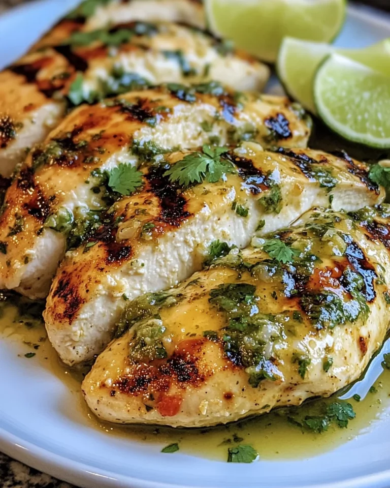 Grilled Salsa Verde Pepper Jack Chicken