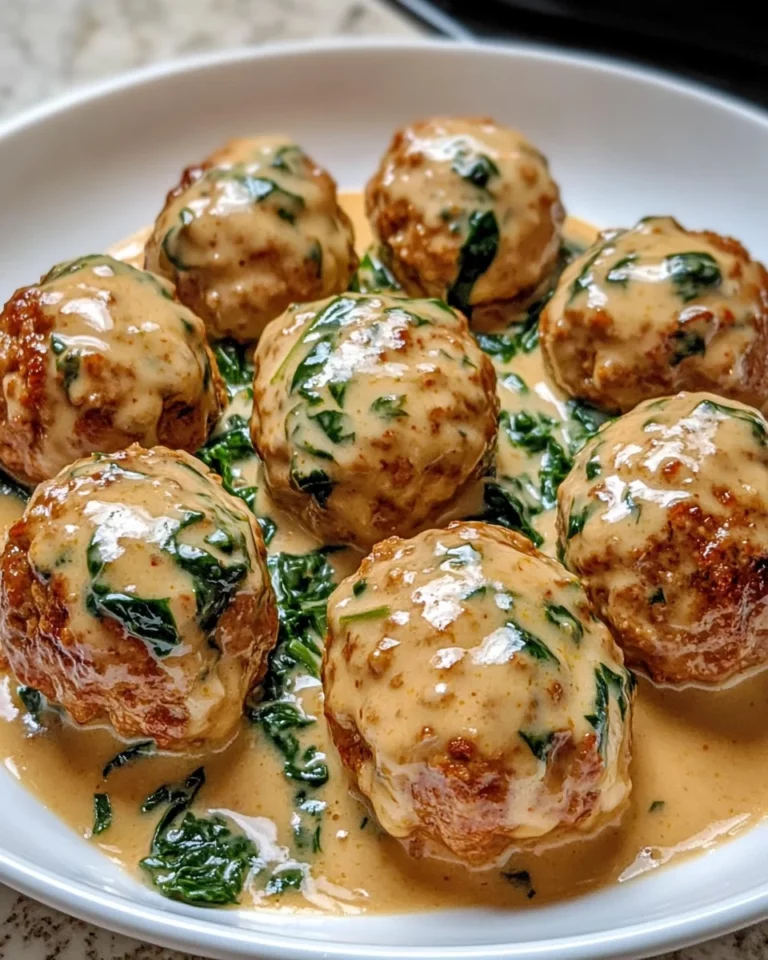 Creamy Spinach Turkey Meatballs: A Delicious Dinner Idea!