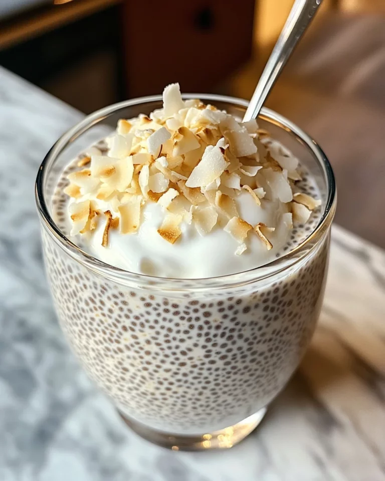 Coconut Chia Pudding: A Simple Delight for Breakfast!