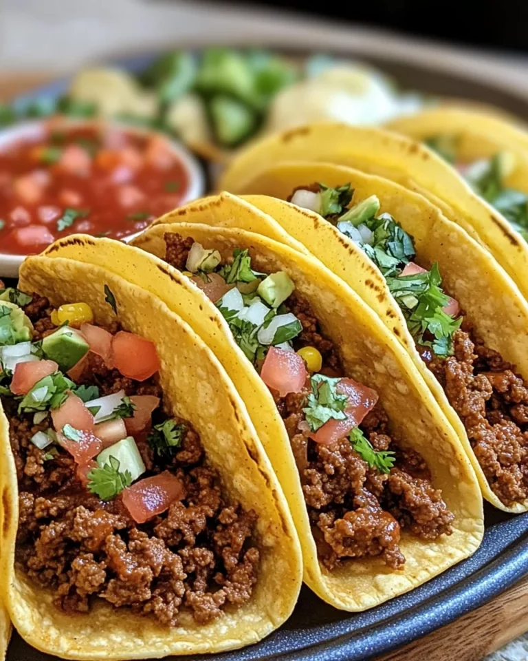Crispy Ground Beef Tacos: A Perfect Recipe for Dinner!