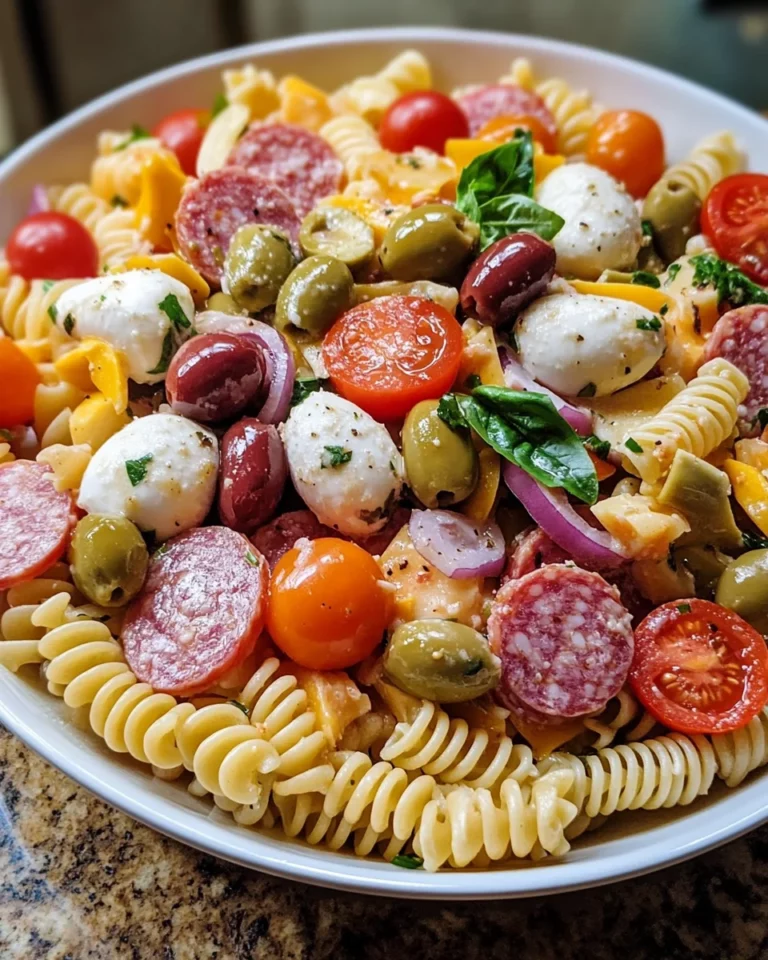 Italian Antipasto Pasta Salad: A Flavorful Delight!