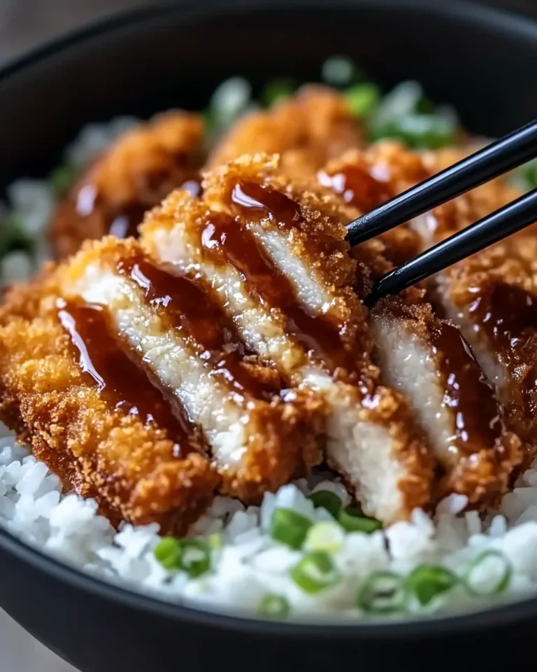 Japanese Katsu Bowls with Tonkatsu Sauce