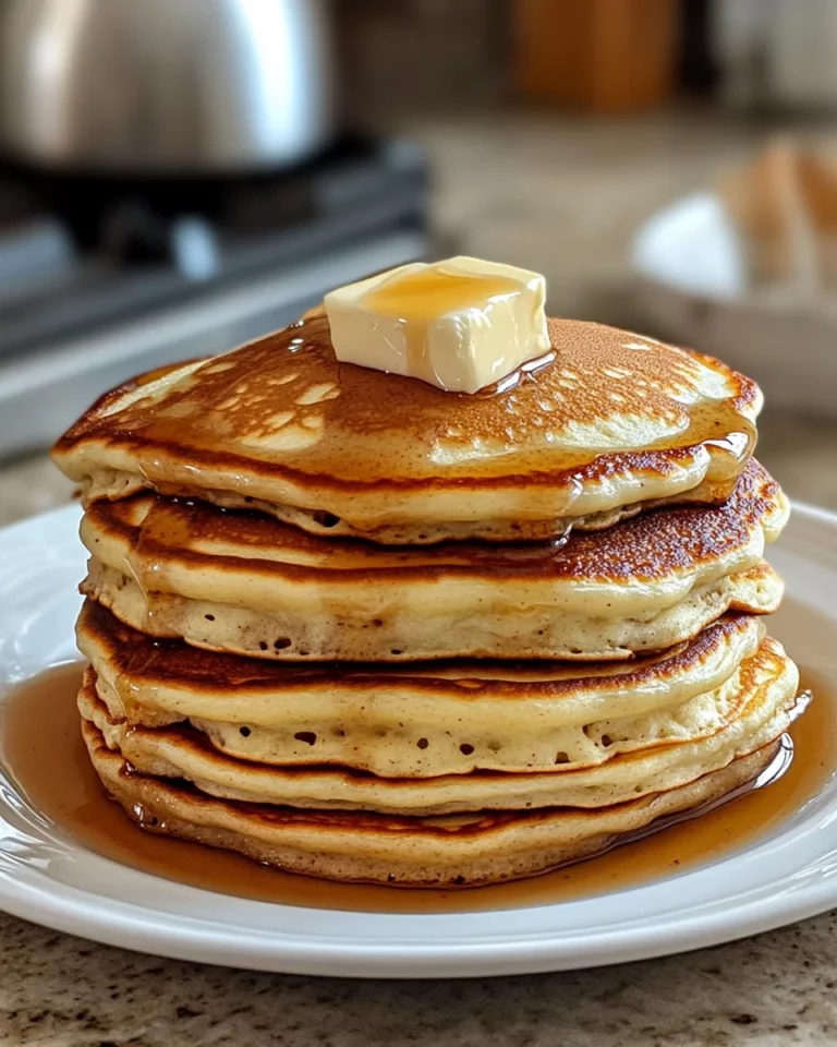 Vanilla Cinnamon Buttermilk Pancakes