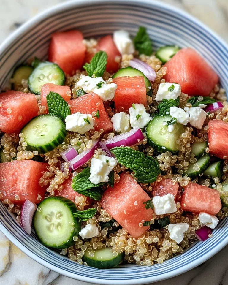 Watermelon Quinoa Salad