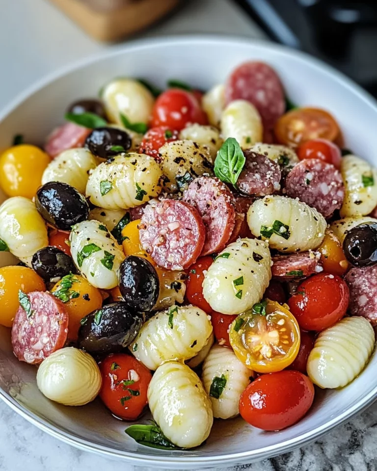 Gnocchi Antipasto Salad: A Flavorful Twist You’ll Love!