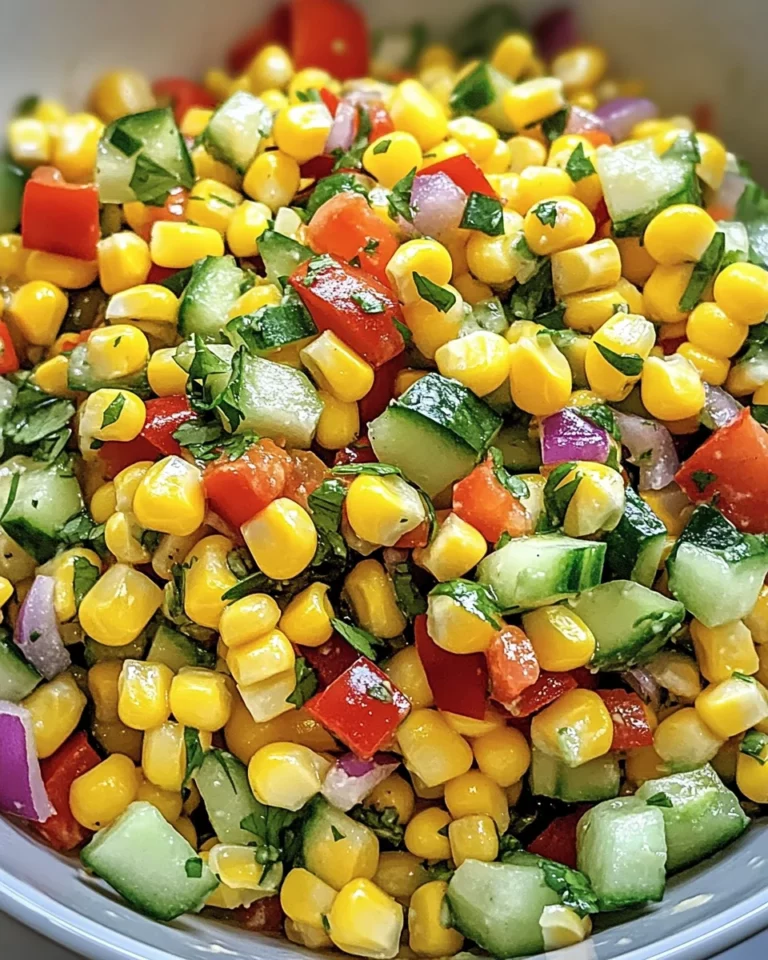 Irresistible Corn Salad: A Refreshing Summer Must-Try!