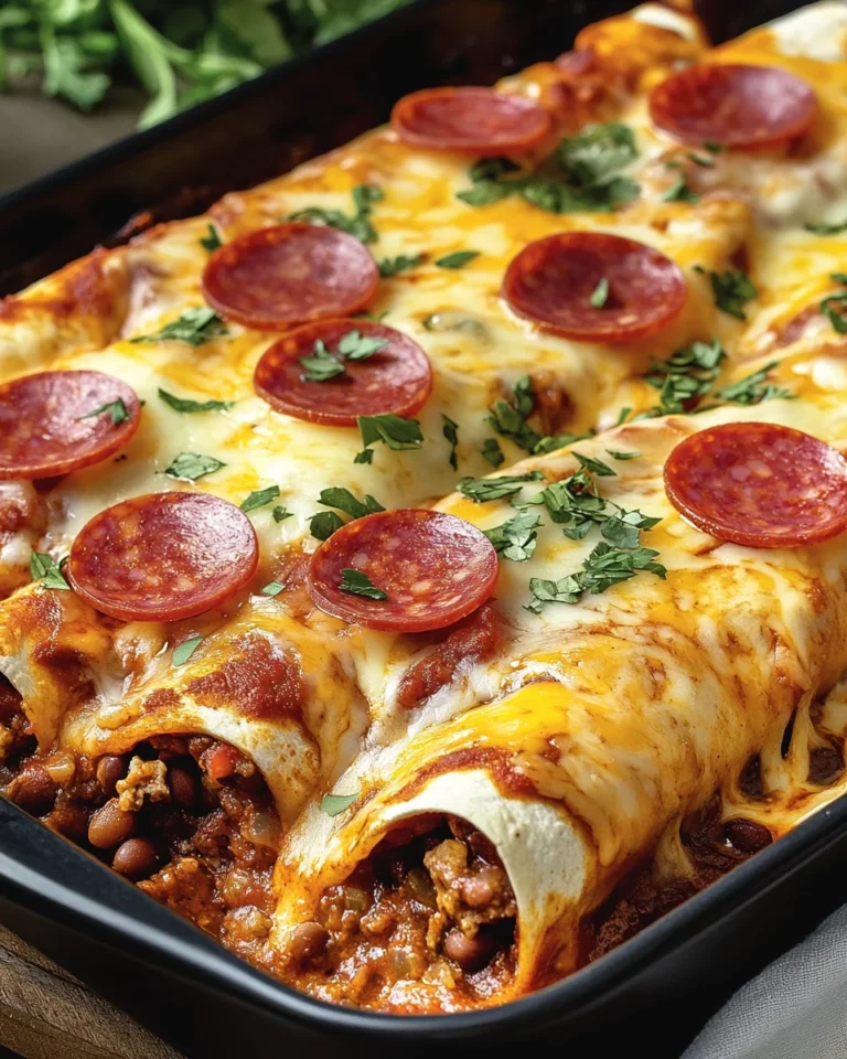 Pizza Enchiladas Ground Beef: A Delicious Twist Awaits!
