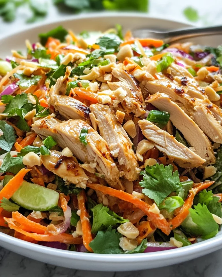 Thai Chicken Salad: A Deliciously Fresh Recipe!