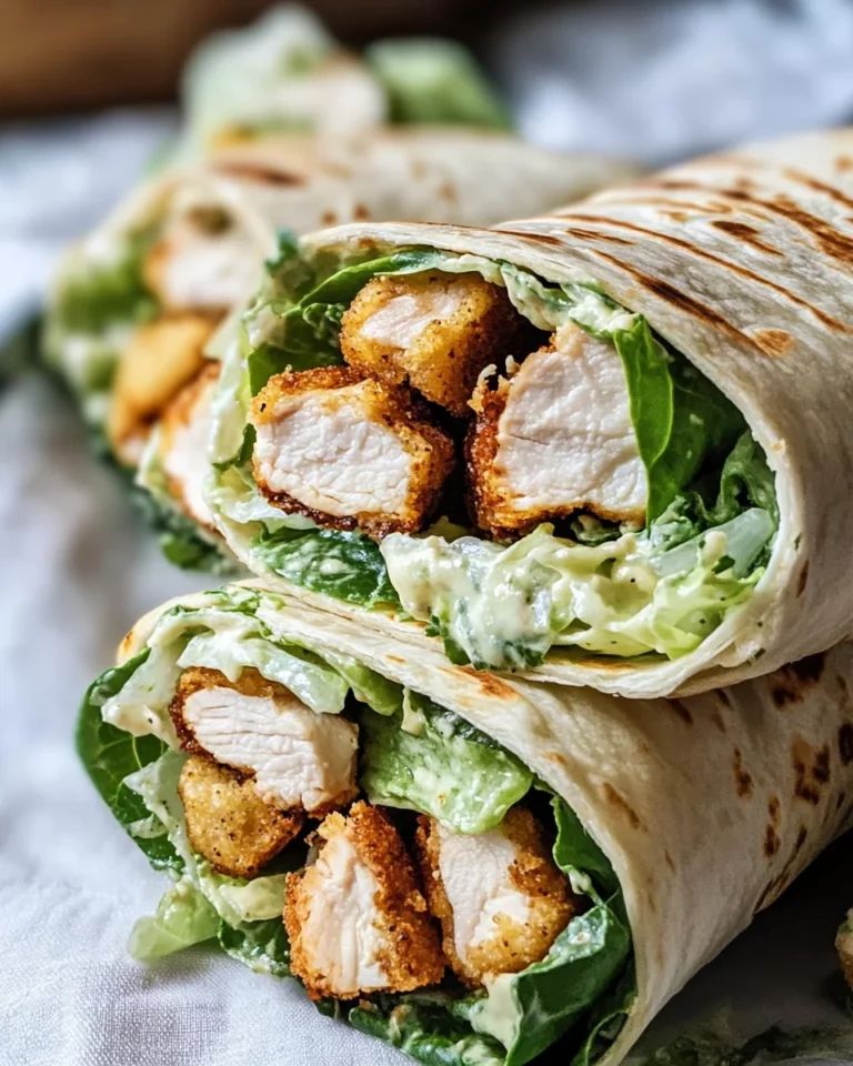 Chicken Caesar Wraps: A Quick and Delicious Recipe!
