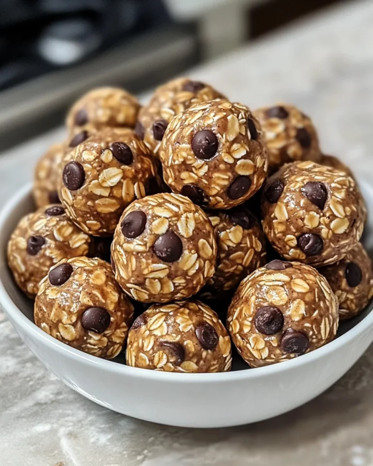 4-Ingredient No-Bake Chocolate Chip Protein Breakfast Balls