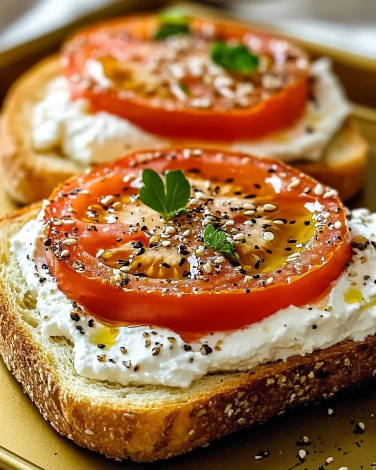 Ricotta and Tomato Sourdough Toast – Quick and Creamy