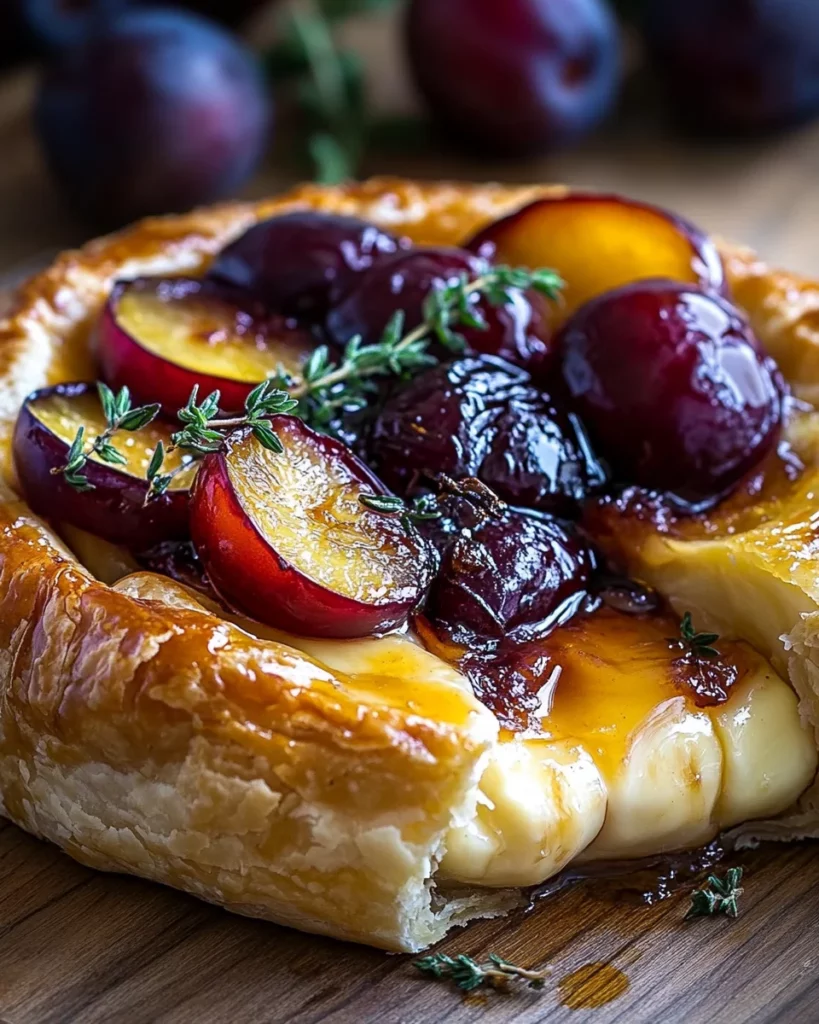 baked brie in puff pastry