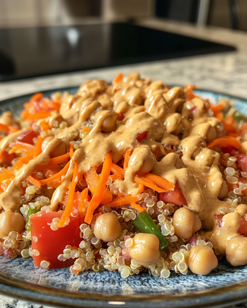 Chickpea Thai Quinoa Salad