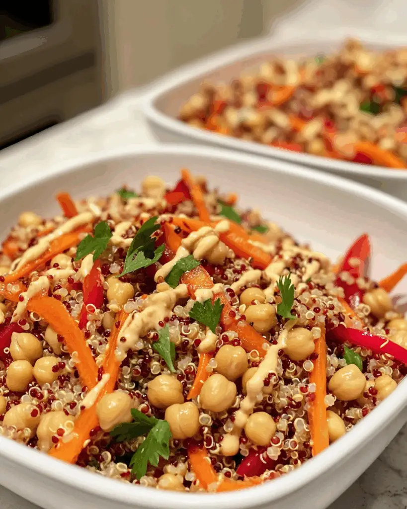 Chickpea Thai Quinoa Salad
