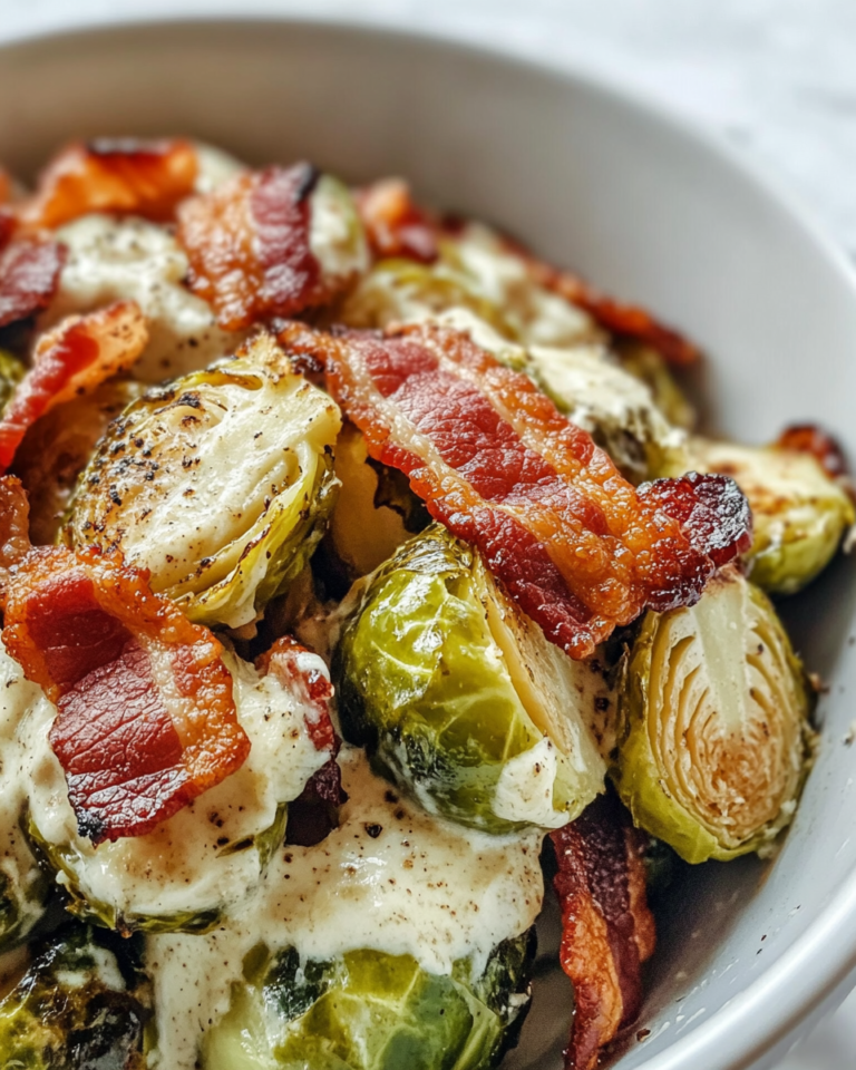 Garlic Parmesan Brussels Sprouts