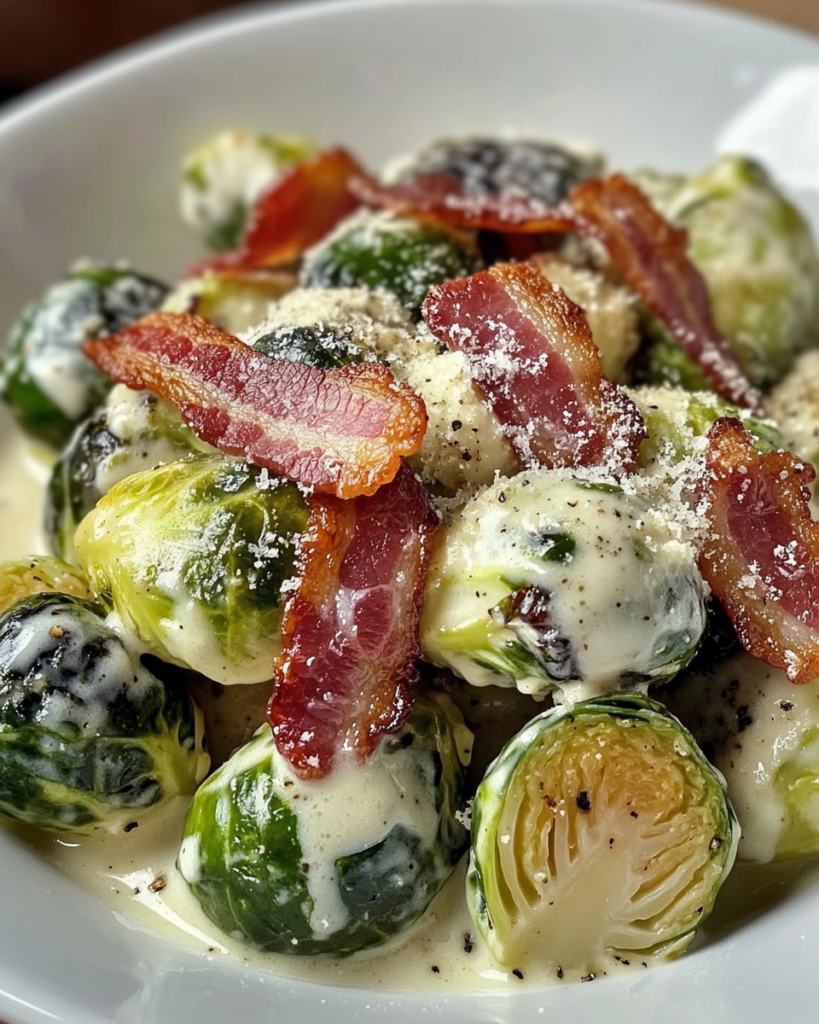 Garlic Parmesan Brussels Sprouts