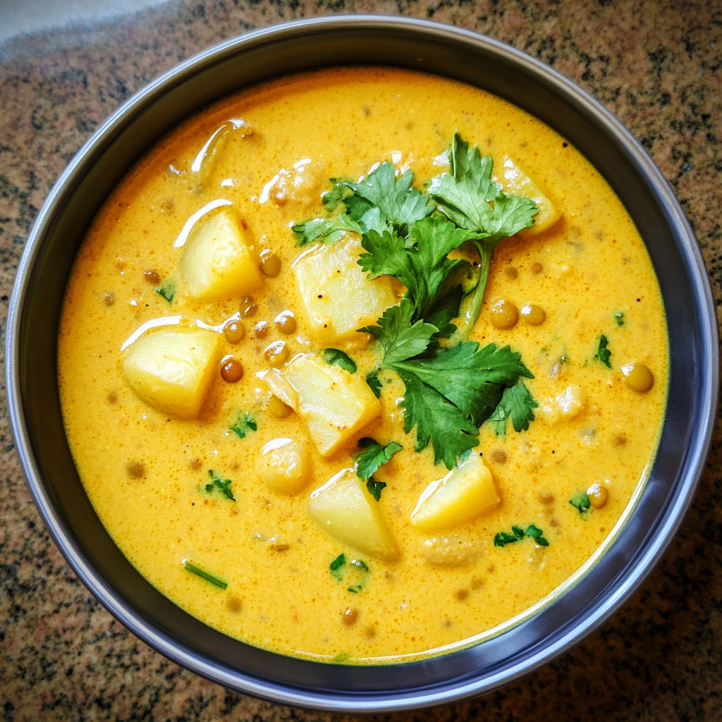 Curry Potato Lentil Soup