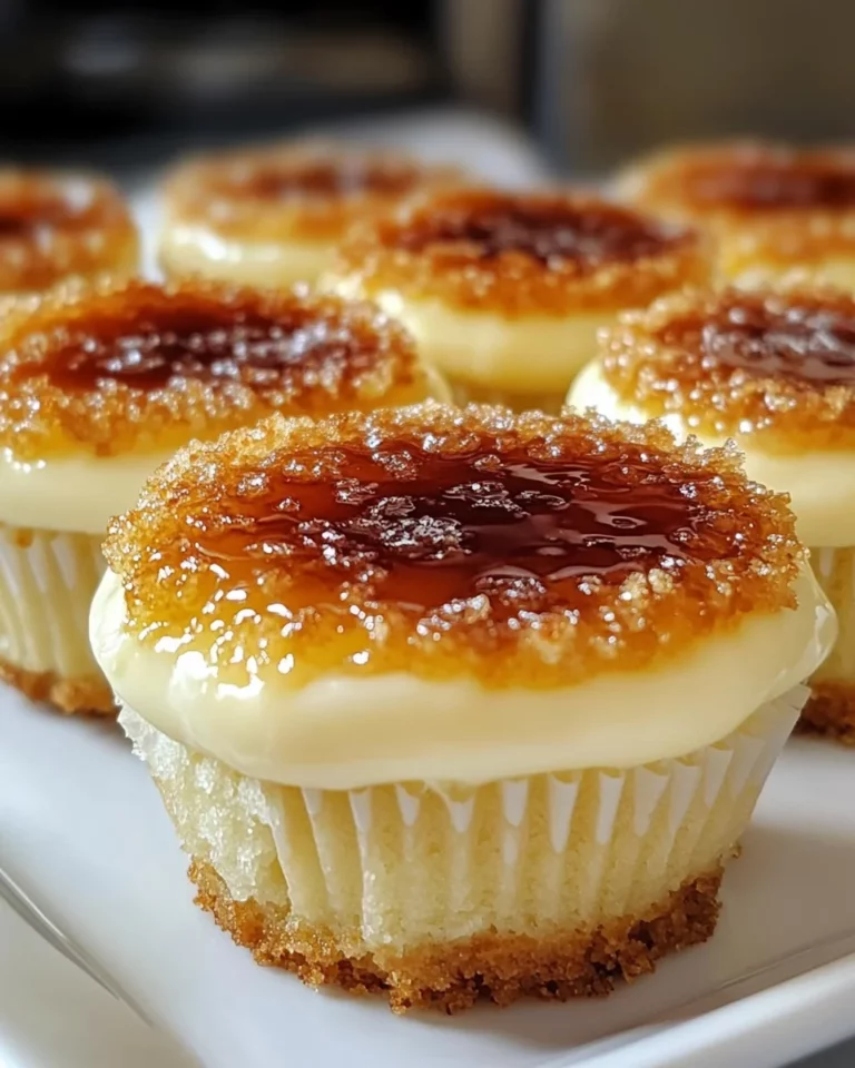 Vanilla Bean Crème Brûlée Cupcakes