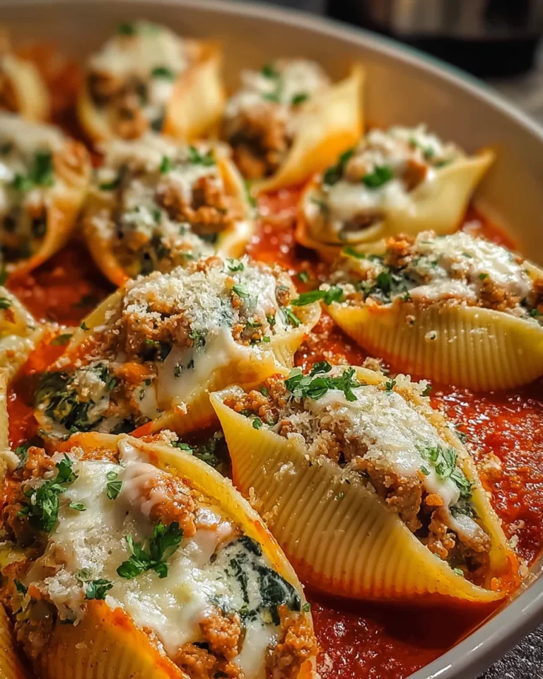 Turkey and Spinach Stuffed Shells for a Delicious Dinner!