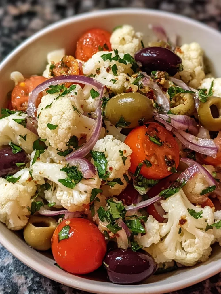 Sicilian Cauliflower Salad: A Refreshing Delight Awaits!