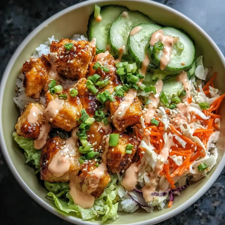 Bang Bang Chicken Bowl: A Flavorful Dinner Delight!