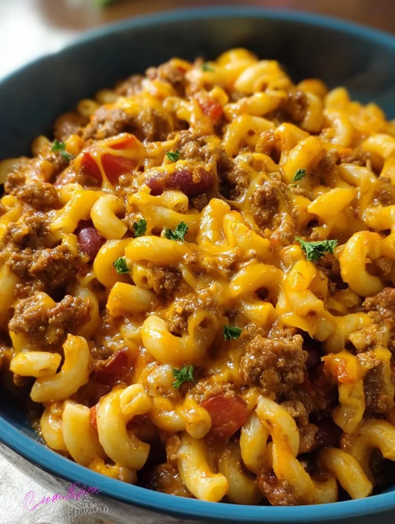 Chili Mac and Cheese: A Comforting One-Pot Delight!