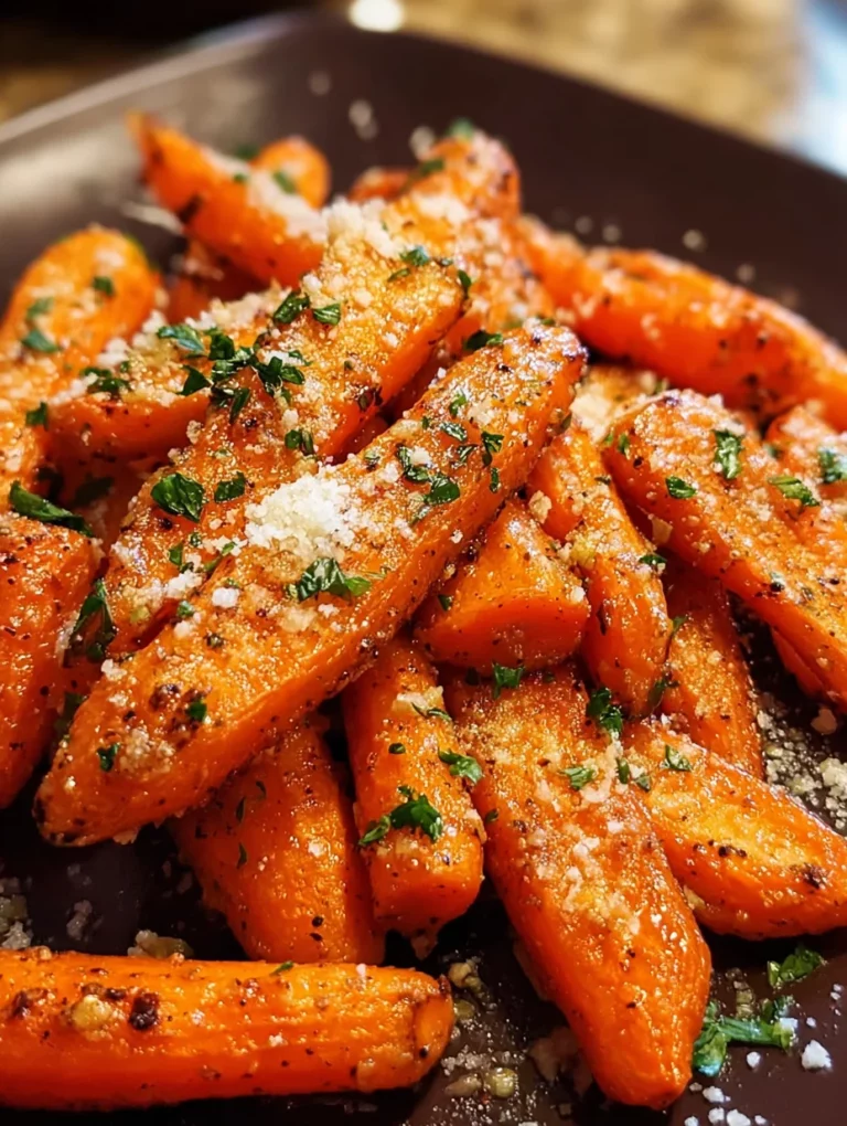 Parmesan Garlic Roasted Carrots elevate your dinner!
