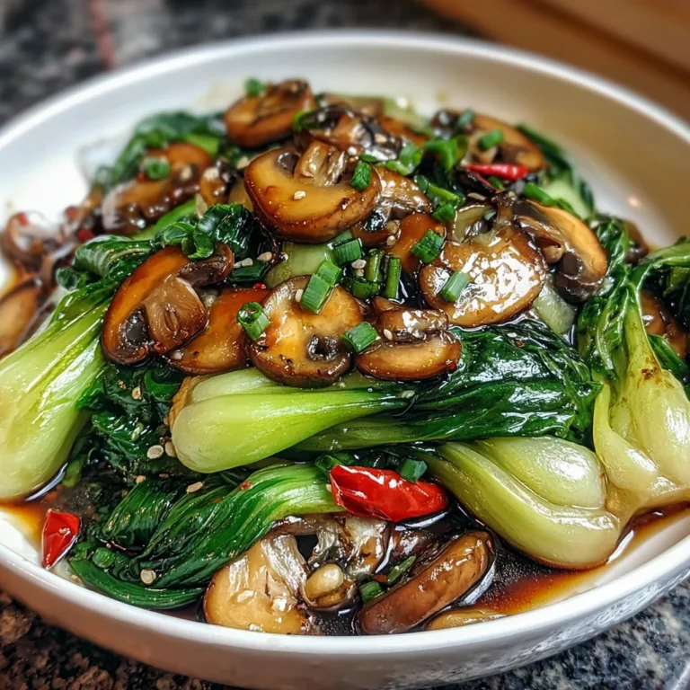 Bok Choy and Mushroom Stir Fry: Quick, Delicious Recipe!