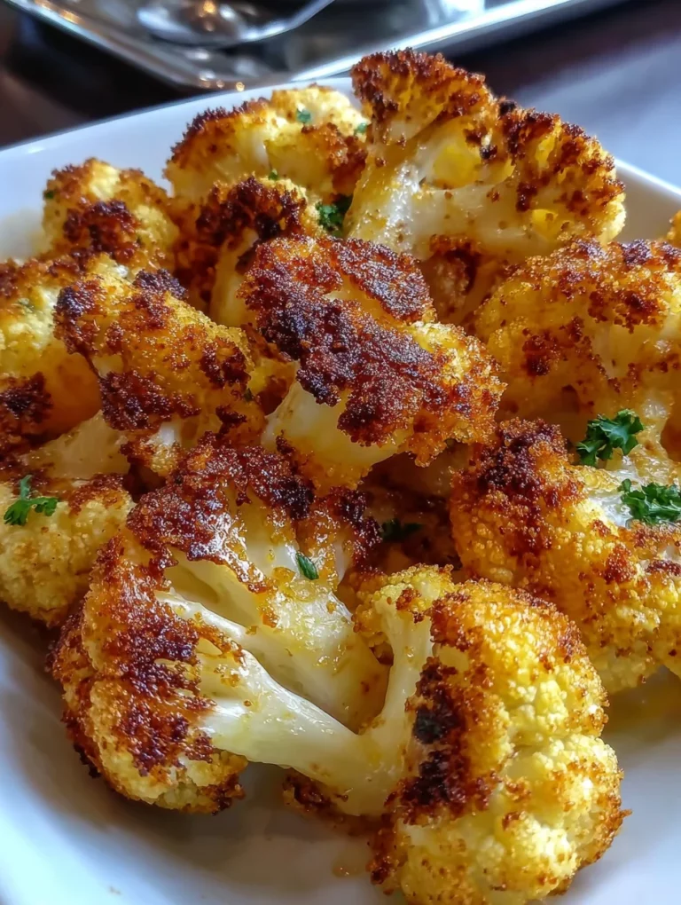 Crispy Roasted Cauliflower