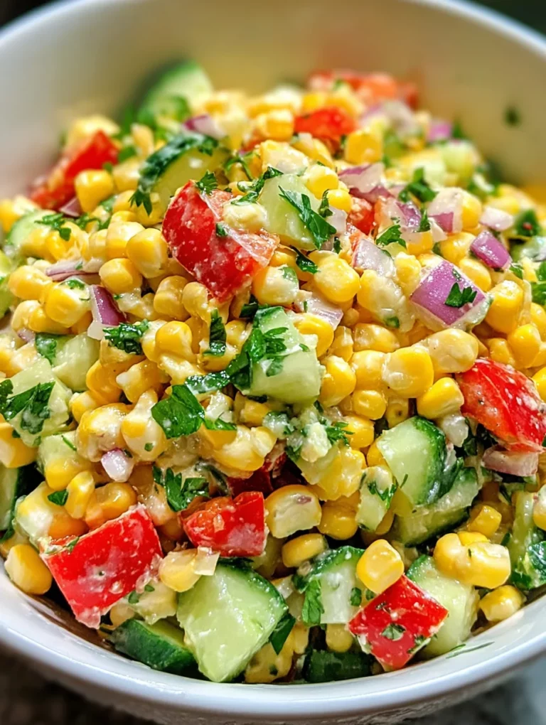 Irresistible Corn Salad Recipe